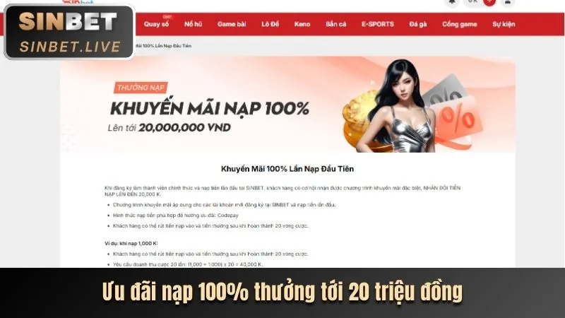 Chương trình hoàn trả thể thao hàng tuần